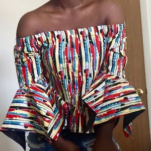 Cold should african print top